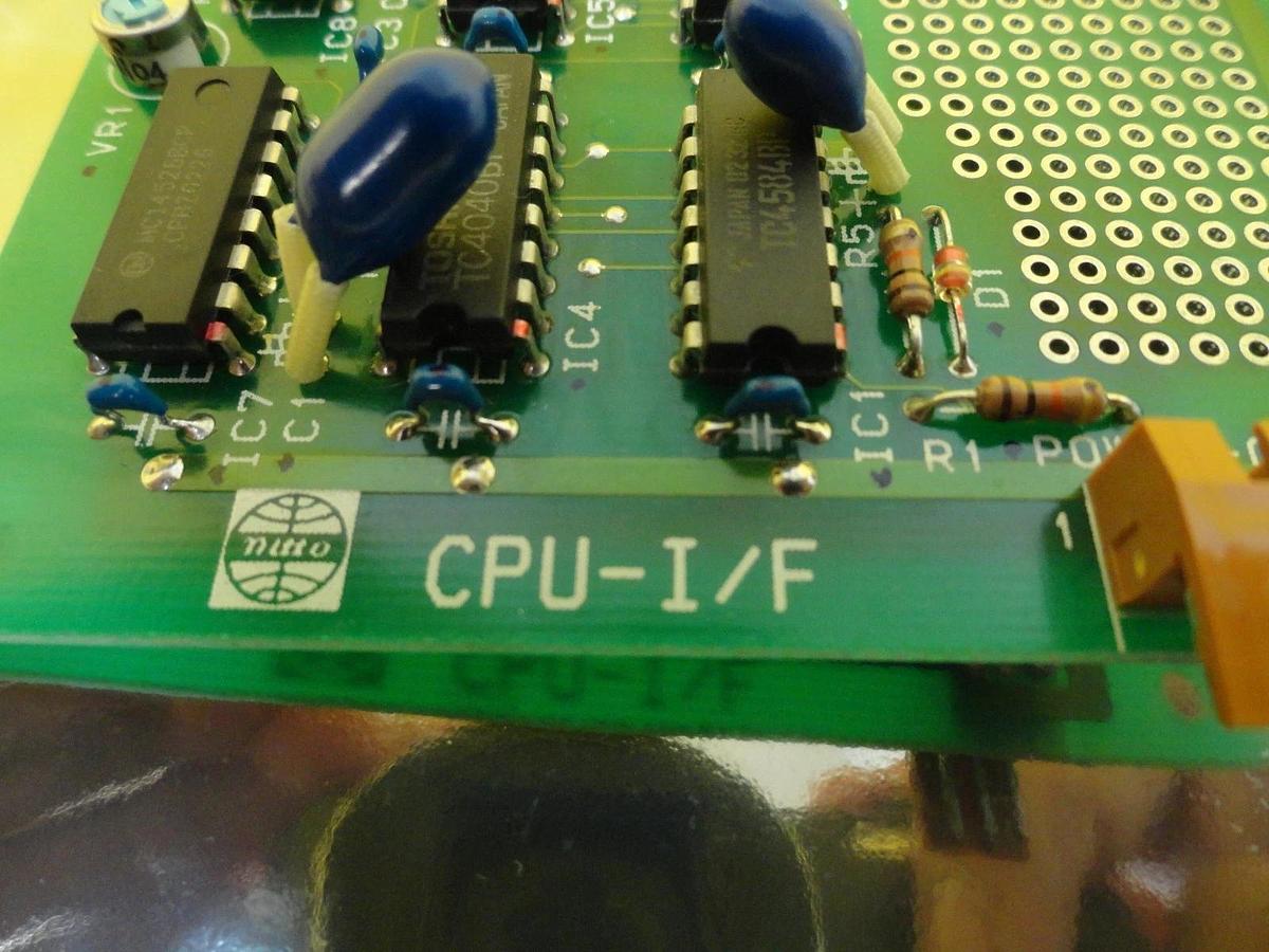 Used Nitto CPU-I/F CPU Interface Logic Board PCB Used Working