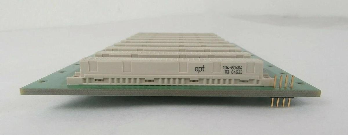 Used KEL VPDEST1810 VMEBus J1 9-Slot Backplane PCB DNS FC-3000 Working Surplus