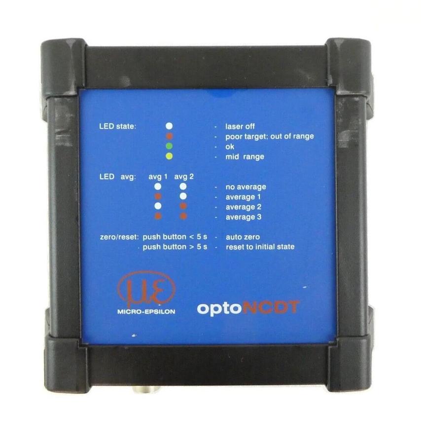 Used Micro-Epsilon ILD1800-20 Laser Displacement Controller optoNCDT 1800 Working