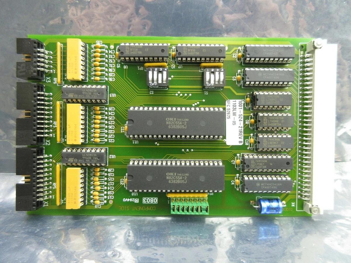 Used ASM Advanced Semiconductor Materials 1001-524-21 Processor PCB Card Rev. B Used
