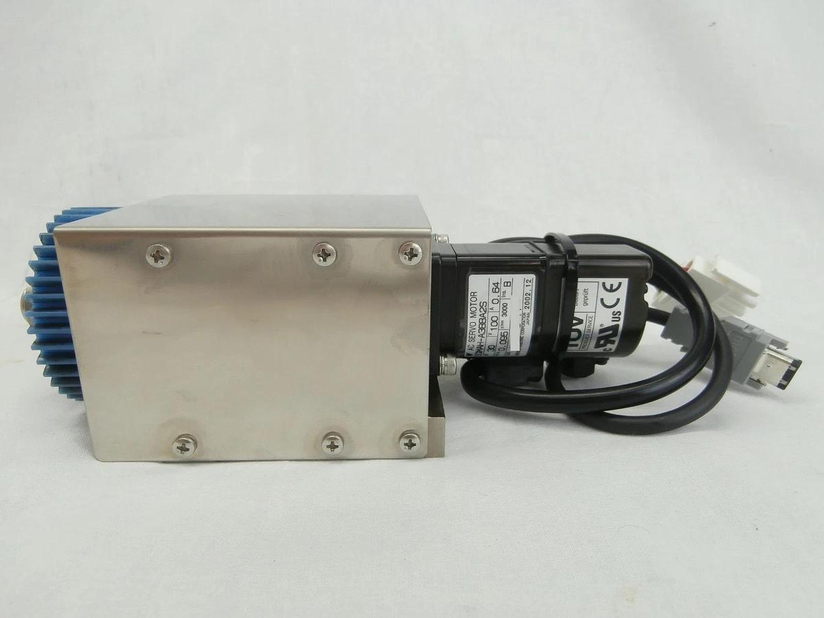 Used Yaskawa Electric SGMAH-A3BBA2S AC Servo Motor Gear Assembly Used Working