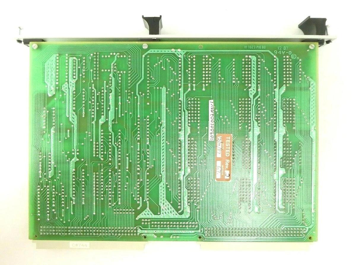 Used Ironics IV-1623 Parallel I/O VMEBus PCB Card Varian 109001002 Working Spare