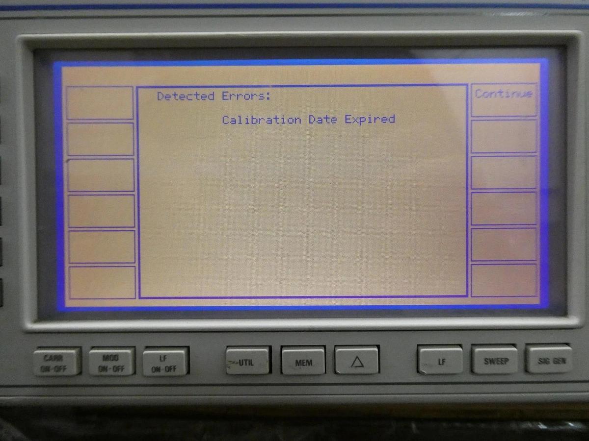 Used IFR 2040 10khz-1.35Ghz Low Noise Signal Generator 9.15 Opt. 2 Dented As-Is Spare