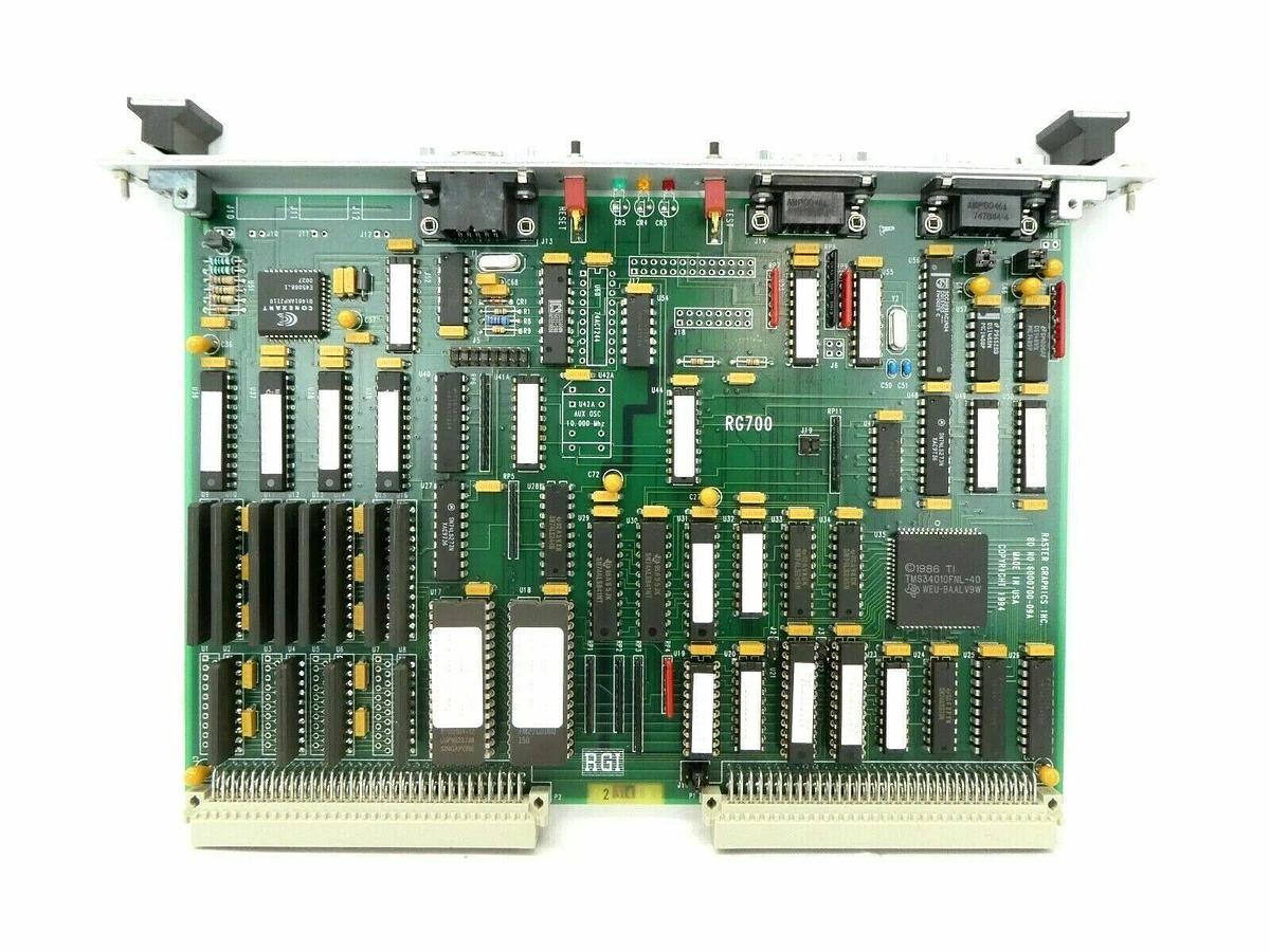 Used RGI Raster Graphics 51401 Processor PCB Card RG-700 6000700-09A Bio-Rad Q7 Spare