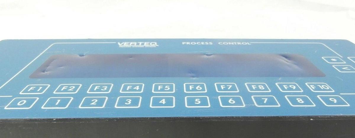 Used Verteq Process Systems 1071764-1 Process Control Operator Interface Working