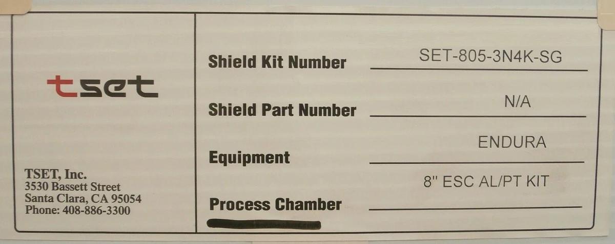 Refurbished AMAT Applied Materials SET-805-3N4K-SG Endura 8" 200mm ESC Al/Pt Kit Refurbished