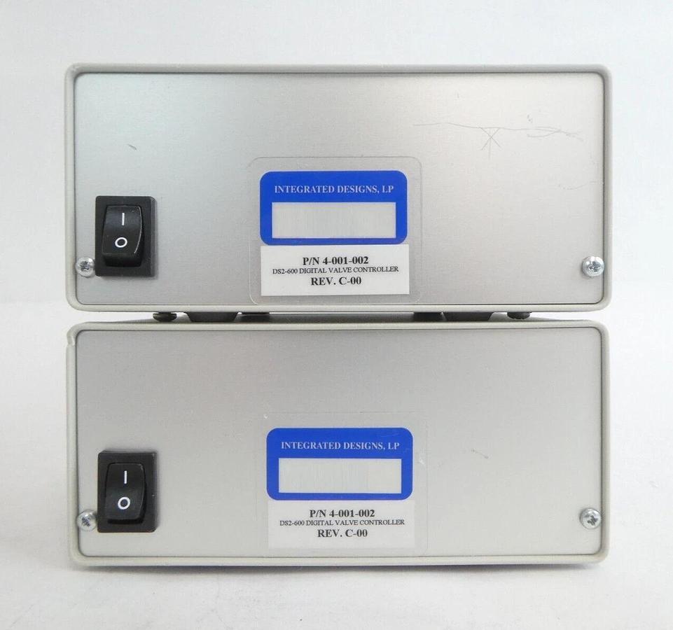 Used Integrated Designs 4-001-002 Digital Valve Controller DS2-600 Lot of 4 Working