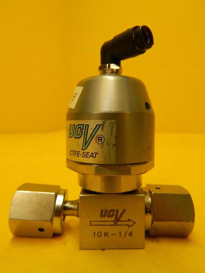 Used Motoyama SUSF316L Pneumatic Valve Normally Closed UCV Series Lot of 5 Used