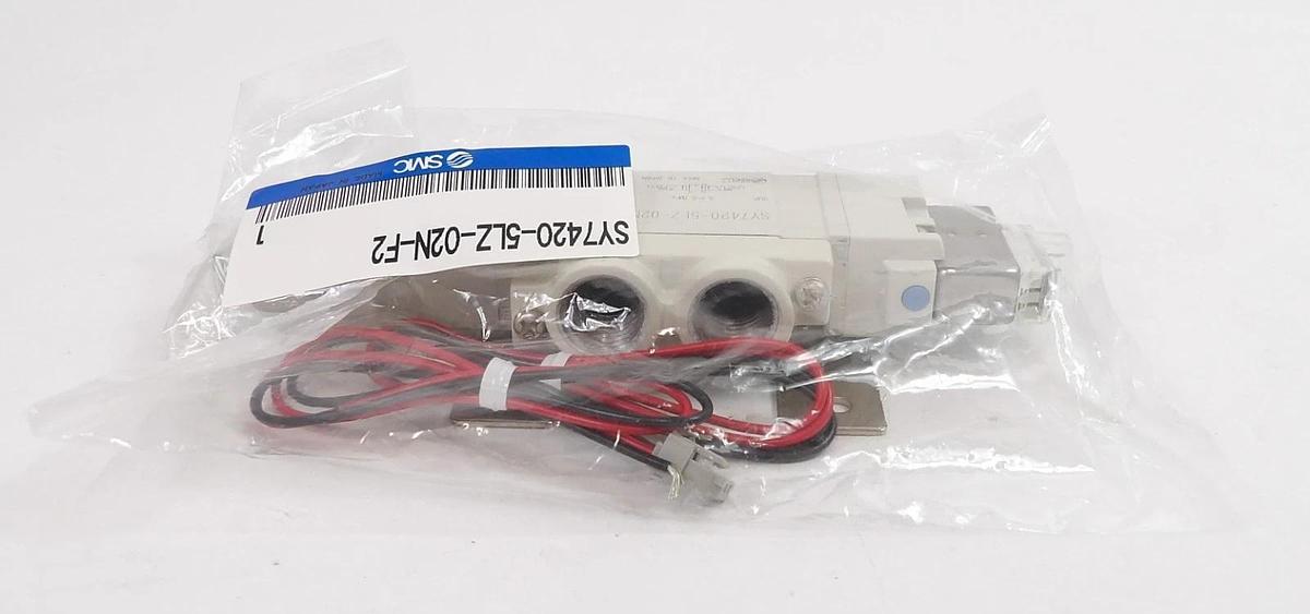 Used SMC SY7420-5L7-02N-F2 Solenoid Valve Reseller Lot of 8 New Surplus