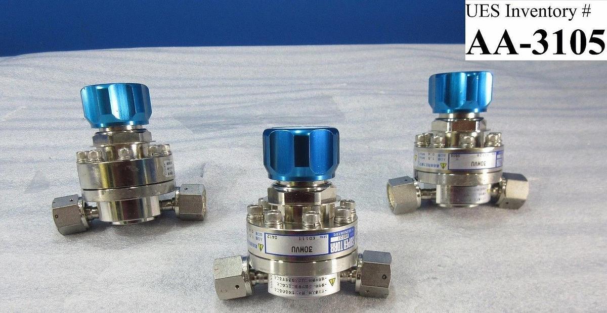 Used Nissan Tanaka 30WVU Super Torr Manual Regulator Valve 466QU Lot of 3 used works