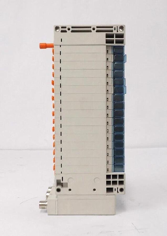 Used SMC SS5Y3-DUQ00525 16-Port Ethercat Pneumatic Manifold AMAT 0190-41156 Working