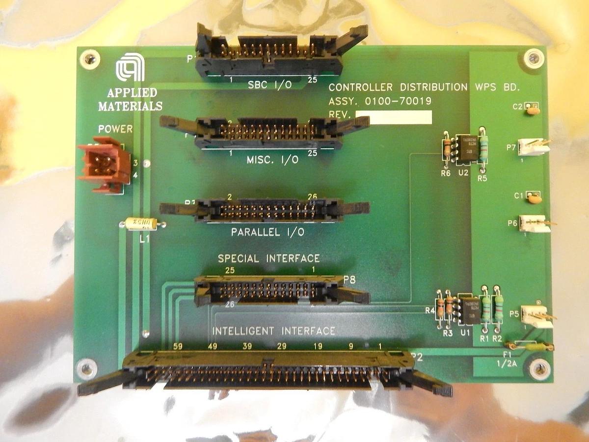 Used AMAT Applied Materials 0100-70019 Controller Distribution WPS PCB P5000 Used