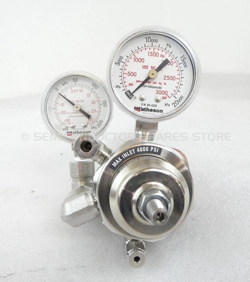 Matheson MREG-0983-XX High Purity Regulator Varian 108408001 Lot of 3 New Spare