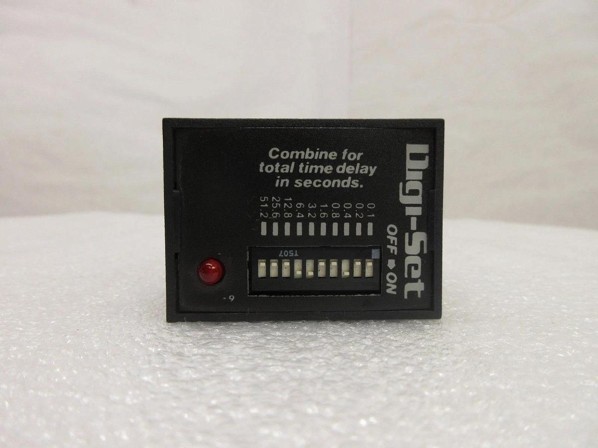 Used SSAC TDML24DL Time Delay Relay Digi-Set Reseller Lot of 6 Used Working