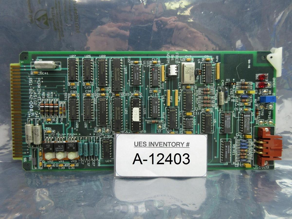 Used Perkin-Elmer 851-8242-006 Processor PCB Card Rev. M SVG ASML 90S Used Working