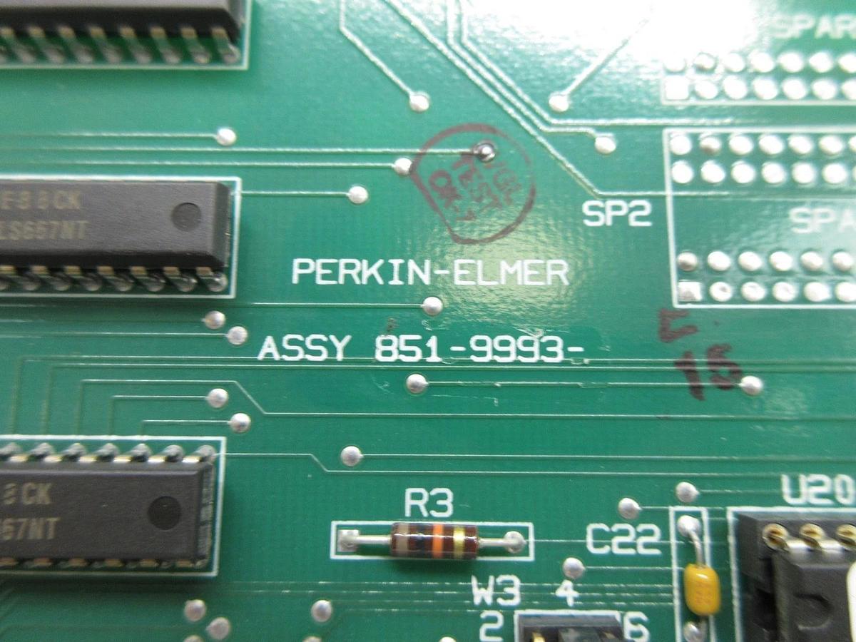 Used Perkin-Elmer 851-9993 Interface PCB Card 879-8076-002 Rev. C SVG ASML 90S Used