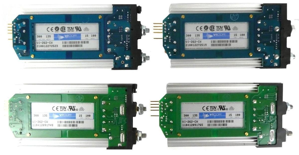 Used Vicor VI-262-CW DC Converter 15v 100w Reseller Lot of 4 Working Surplus