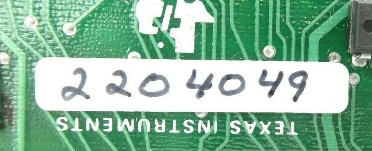 Used Texas Instruments 1600642-0001 1 Disc Control PCB Card TM990/303B Varian 2204049