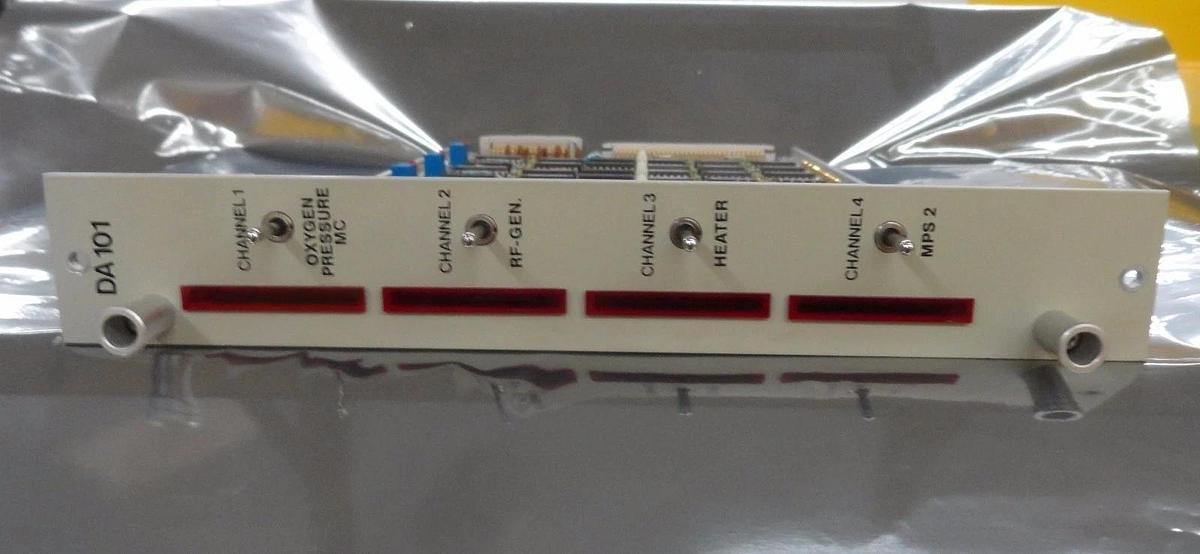 Used Balzers BG 525 473 T 4-Channel Heater DA 101 PCB Card BG 525 424 T Used Working