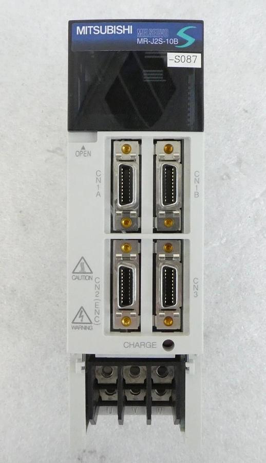 Used Mitsubishi MR-J2s-10B-S087 AC Servo Driver PLC MELSERVO Lot of 4 Working Surplus
