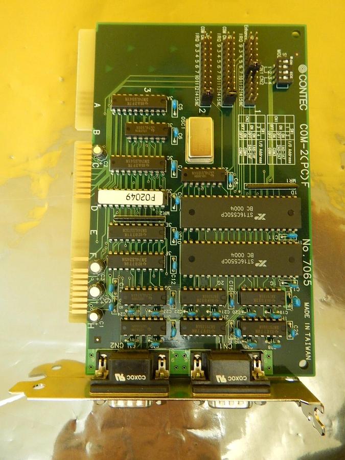 Used Contec COM-2(PC)F Communication Board PCB Card 7065 Used Working