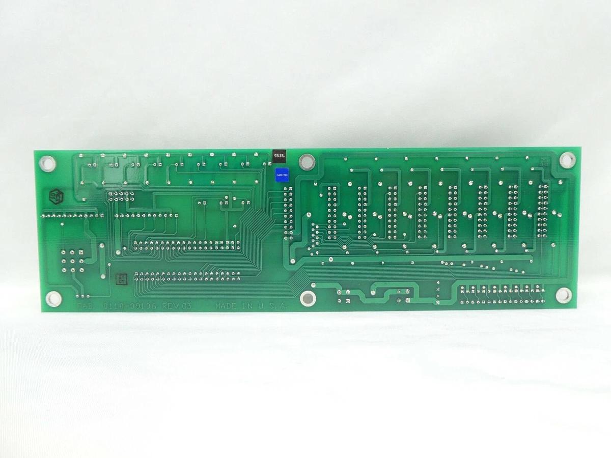 Used AMAT Applied Materials 0100-09106 Expanded Gas Panel Interface PCB Working