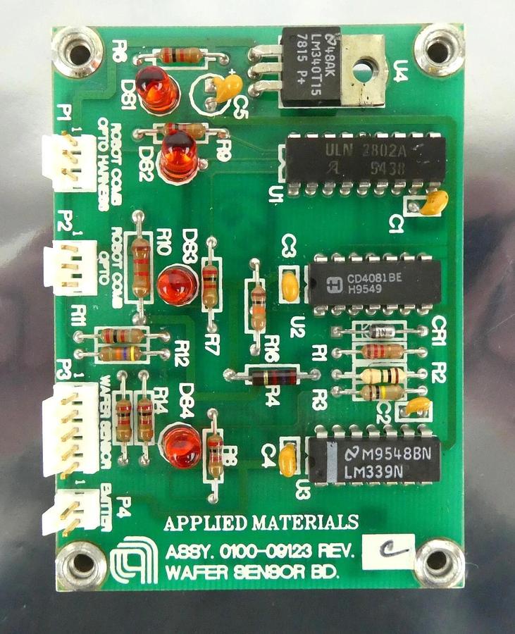Used AMAT Applied Materials 0100-09123 Wafer Sensor PCB P5000 Precision 5000 Working