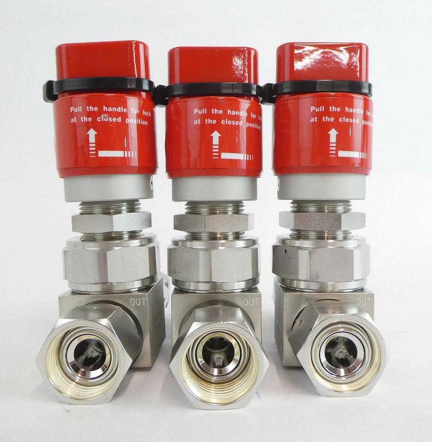 Used Fujikin 316L Manual Diaphragm Valve Reseller Lot of 9 Working Surplus