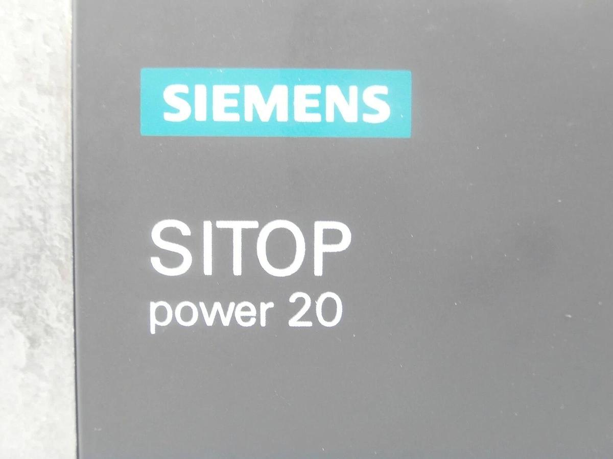 Used Siemens 6EP1436-1SH01 Power Supply SITOP power20 Balzers Unaxis LLS 502 Working