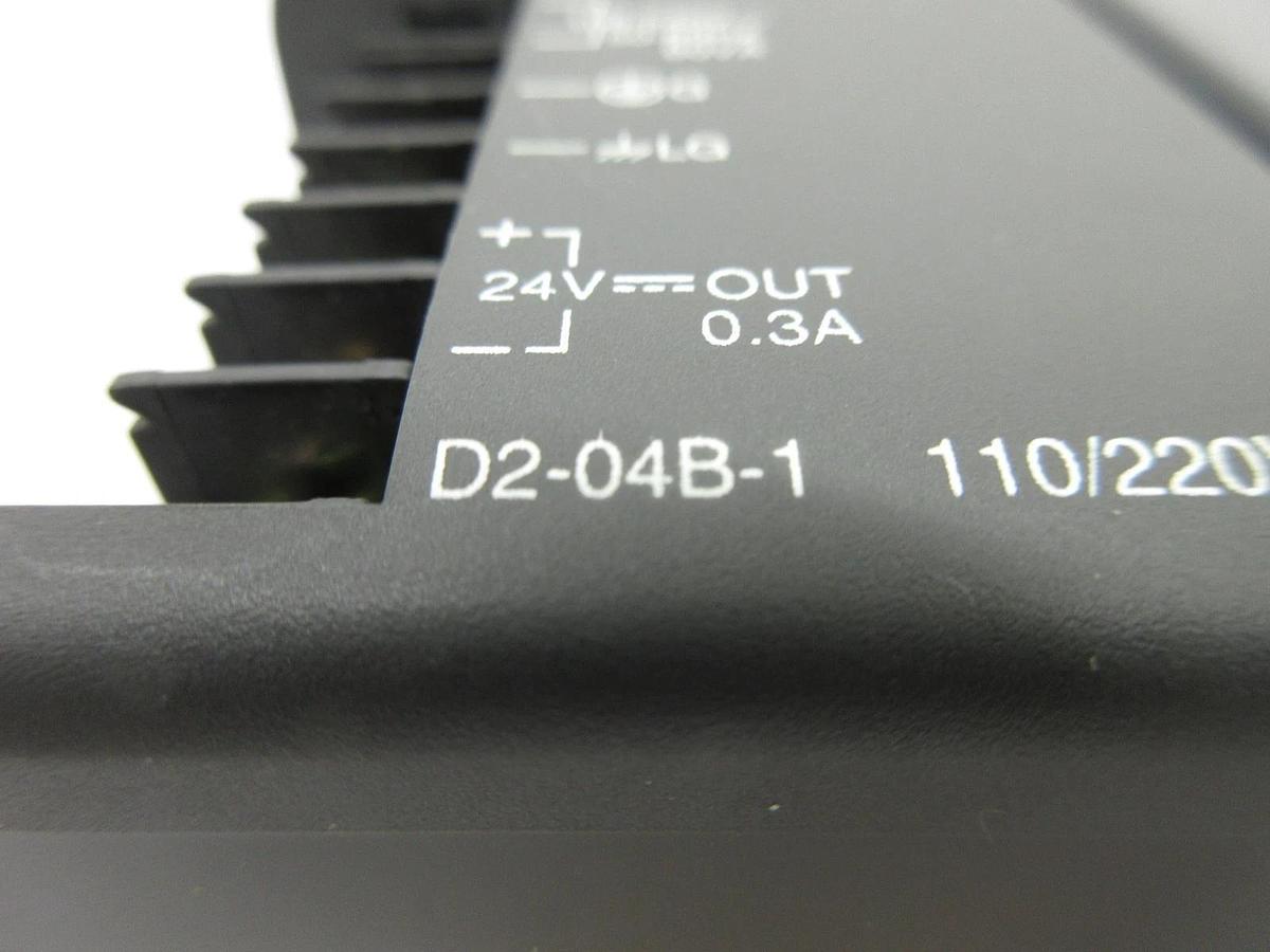 Used Automation Direct D2-04B-1 4-Slot PLC Controller DirectLOGIC 205 Koyo Working
