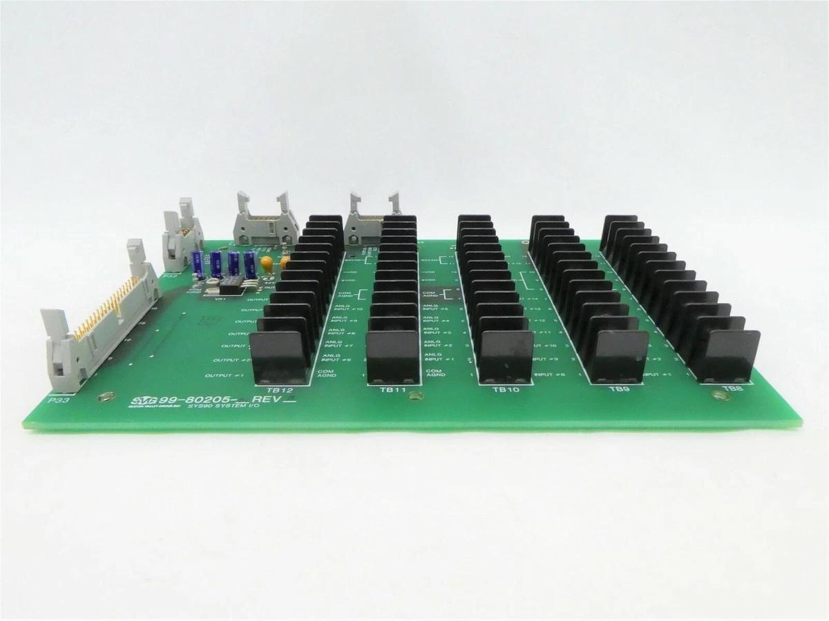 Used SVG Silicon Valley Group 99-80205-01 SYS90 System I/O PCB Rev. F 90S Working