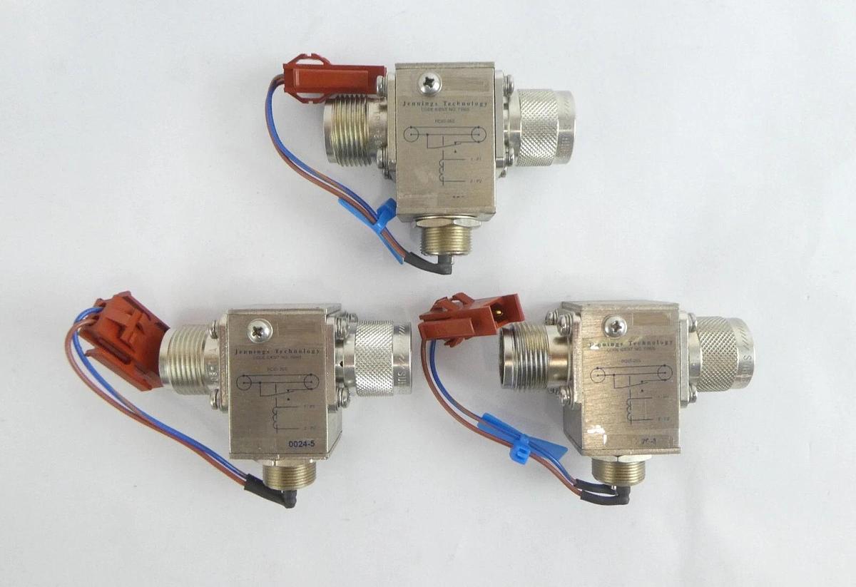Used Jennings RC65-26S Relay Assembly SPST NC Coax Reseller Lot of 5 Working