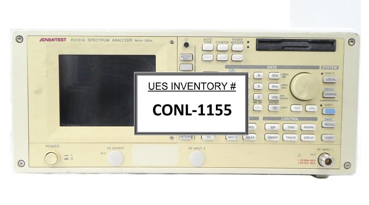Used Advantest R3131A Spectrum Analyzer 9kHz-3GHz Surplus Spare