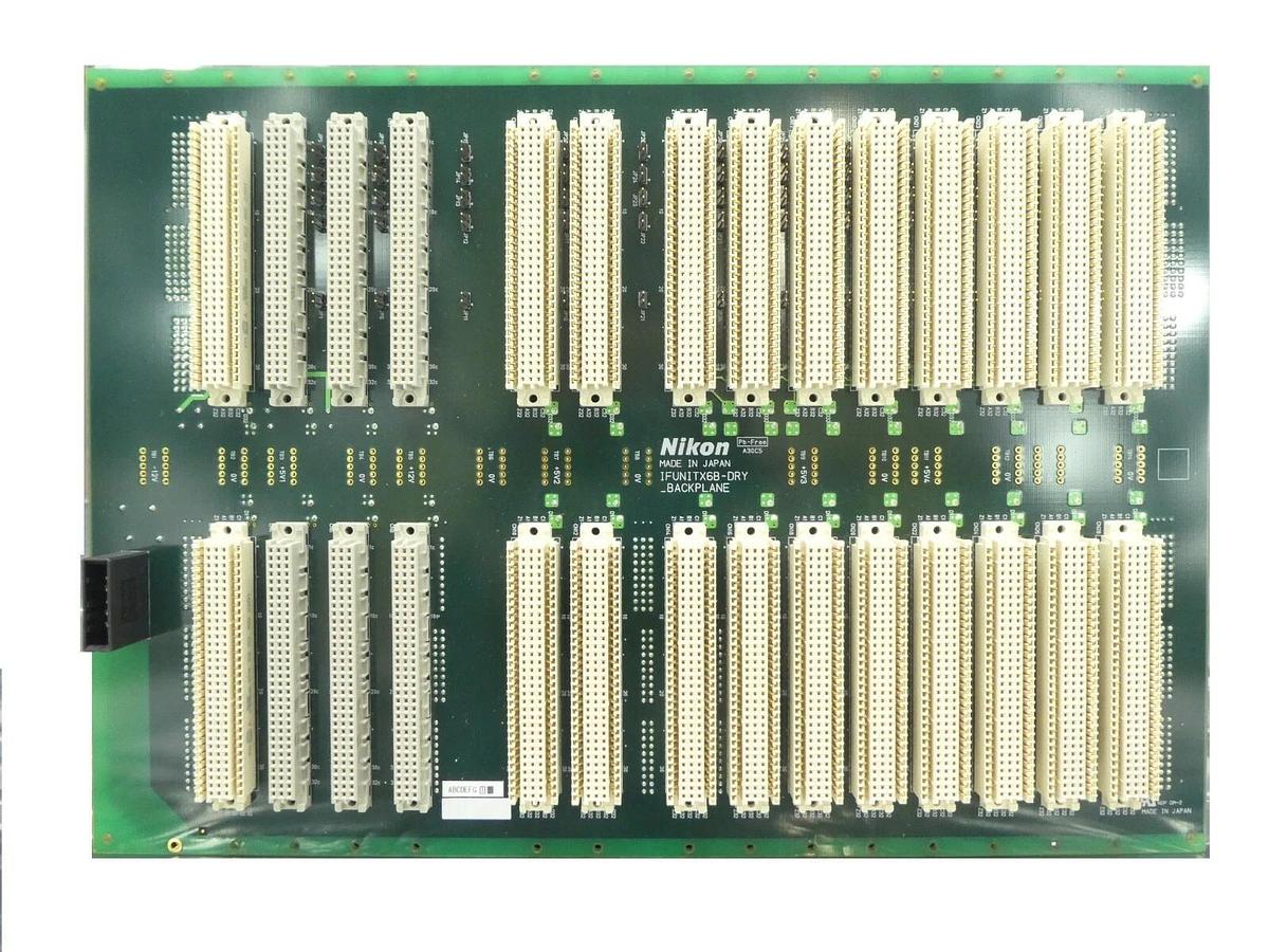 Used Nikon IFUNITX6B-DRY_BACKPLANE Backplane PCB NSR FX-601F System Working Surplus