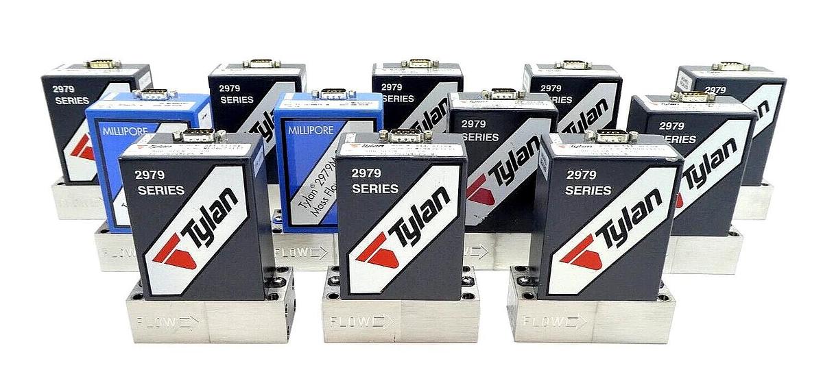 Used Tylan Millipore FC-2979MEP5-M Mass Flow Controller MFC 500 SCCM CO Lot of 12