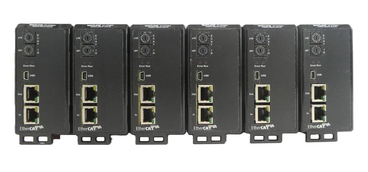 Used Watlow RMZ4-08AA-AAJC EtherCAT Temperature Controller EZ-ZONE Lot of 6 Working