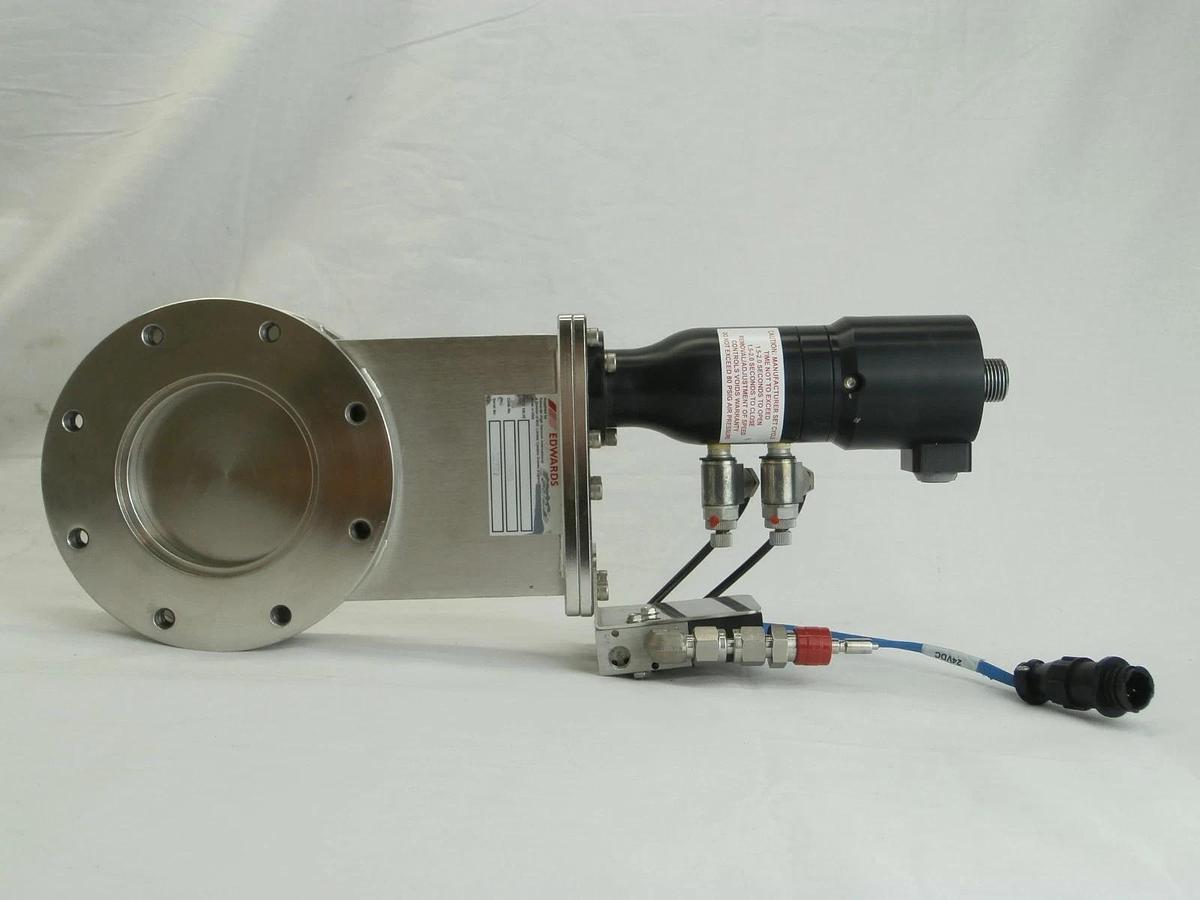 Used Edwards NGW415000 Pneumatic Vacuum Gate Valve Humphrey 410 70 Working Surplus