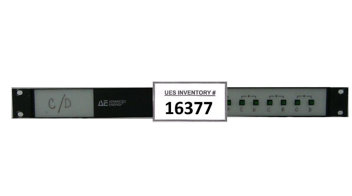 Used AE Advanced Energy 2196-000-A DC Interface Module Display Panel Used Working