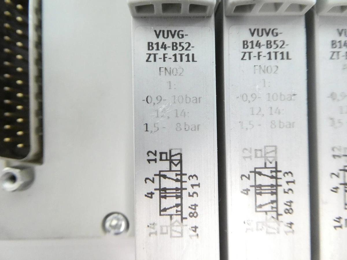 Used Festo VTUG-14-MSDR-B1T-25V20-Q12-U-Q85-10J+TV Valve Terminal Working Surplus
