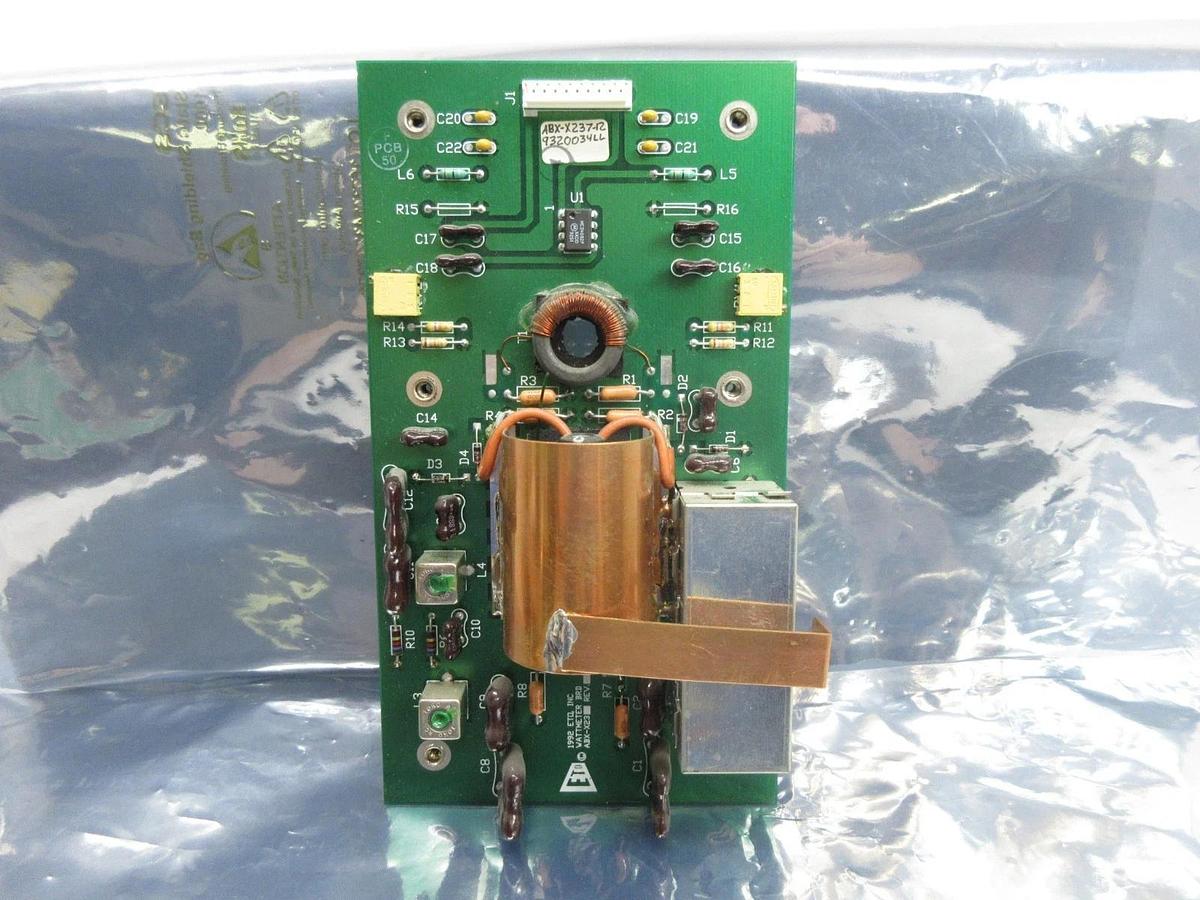 Used ETO Ehrhorn Technological Operations ABX-X237-12 Wattmeter Board Used Working