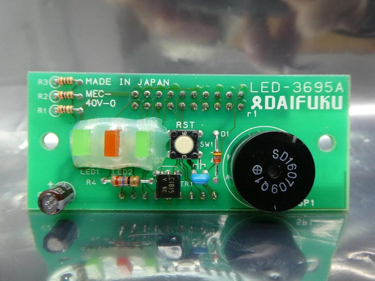 Used Daifuku LED-3695A LED Display and Connector Board PCB Used Working