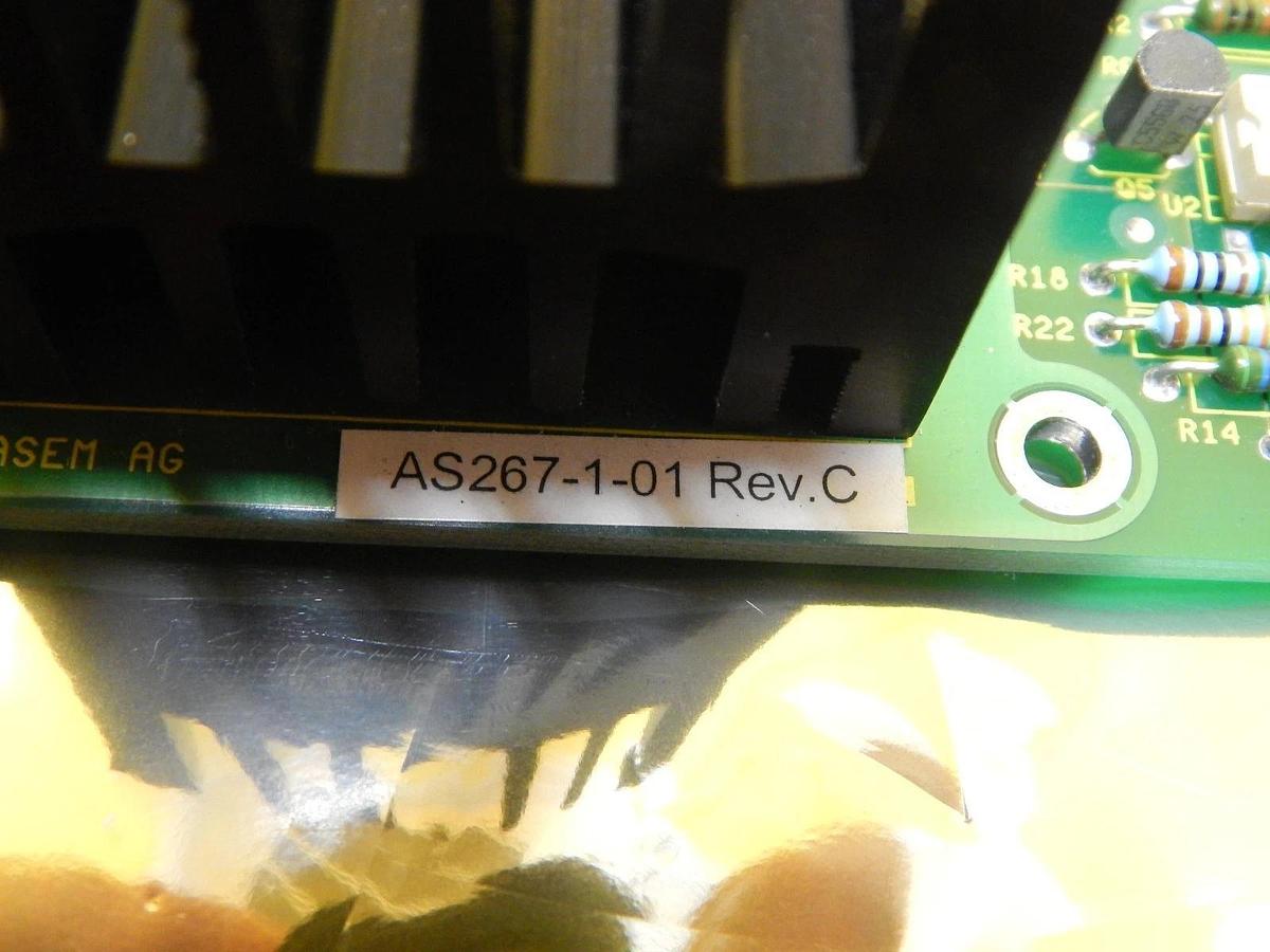 Used Alphasem AG AS267-1-01 Power Interface Board PCB AS267-1 Used Working