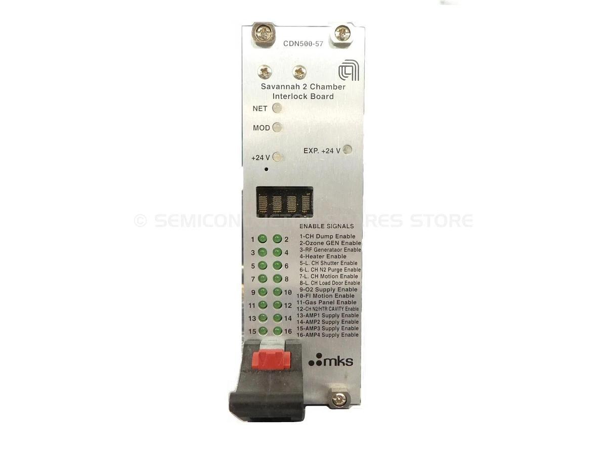 Used MKS Instruments CDN500-57 Savannah 2 Chamber Interlock Board PCB Card Working