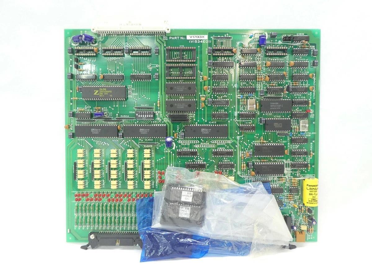 Used Varian Semiconductor VSEA V1703X Autosequencer CPU PCB V1534E01 W/ EPROMs Spare