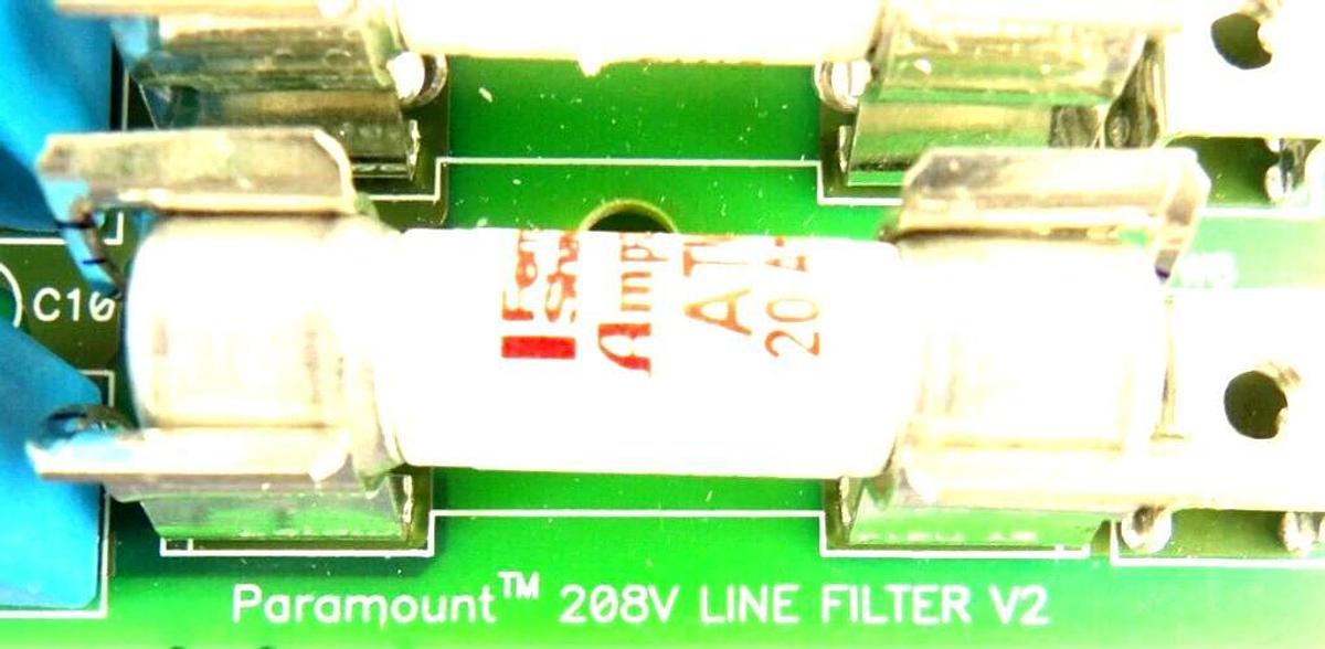 Used AE Advanced Energy 2303293-B Paramount 208V Line Filter V2 PCB 1300894 Working
