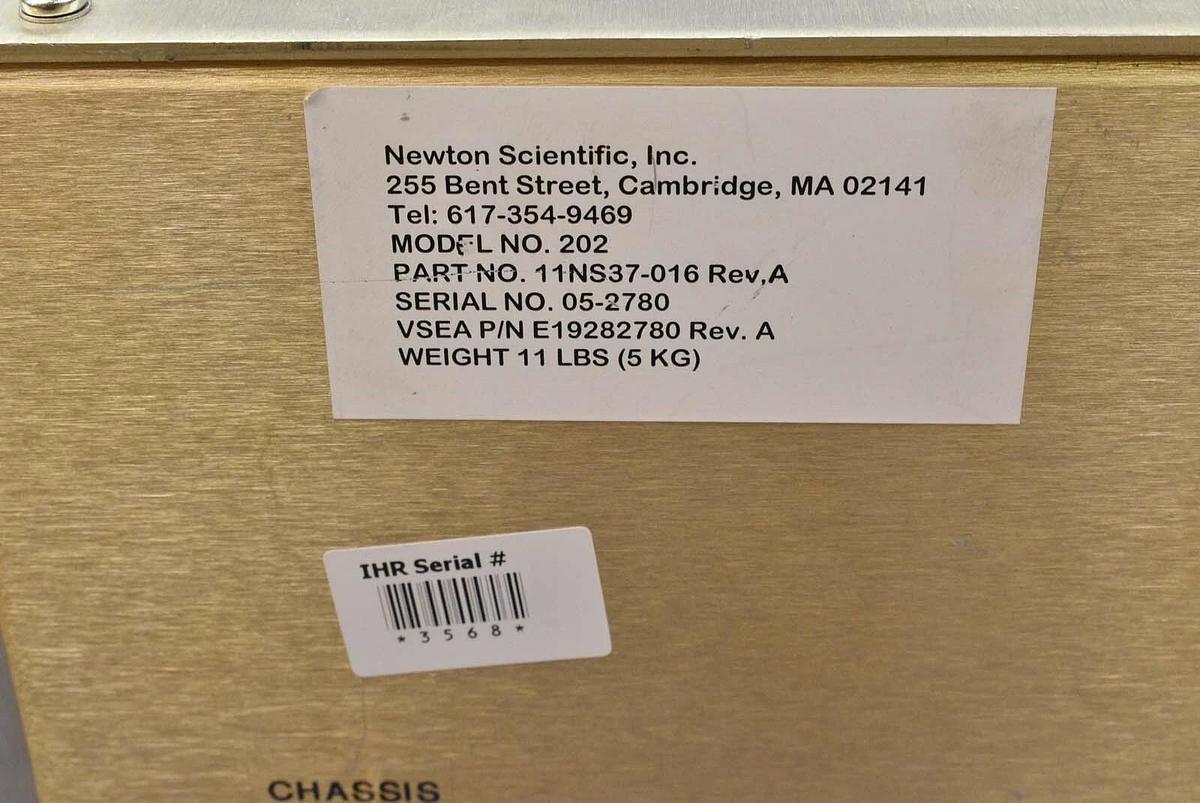 Used NSI Newton Scientific 11NS37-016 GVM Controller 202 Varian E19282780 Surplus