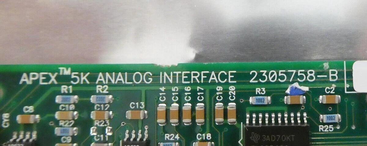 Used AE Advanced Energy 2305758-B APEX 5K Analog Interface PCB 5513 Working Surplus