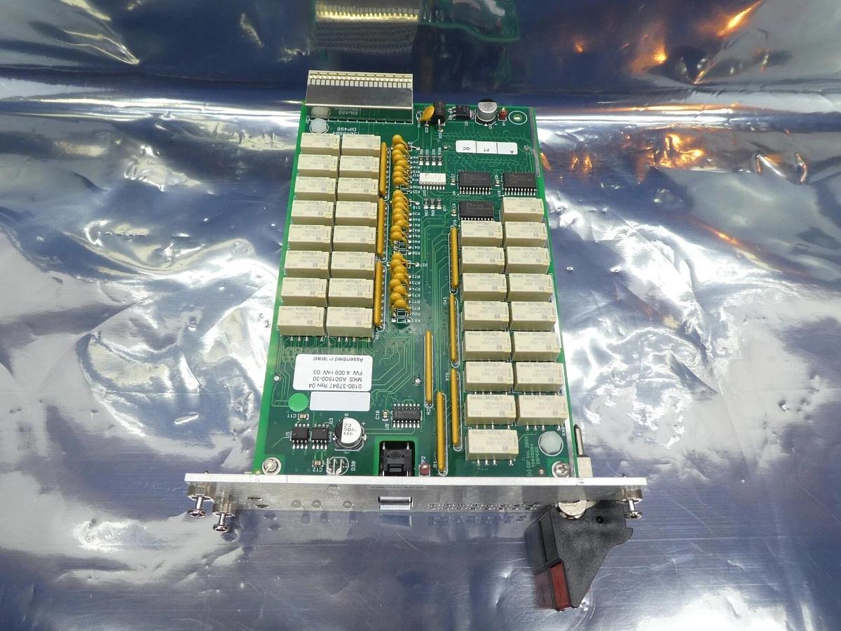 Used MKS Instruments AS01500-30 Interlock Module PCB CDN497R AMAT 0190-37947 Working