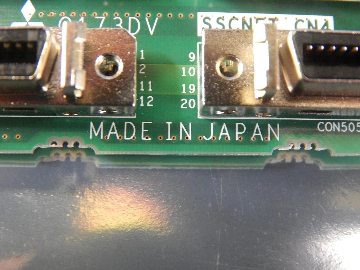 Used Mitsubishi Q173DV PLC SSCNET Channel Distribution PCB TEL PR300Z Used Working
