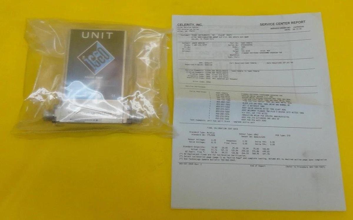 Refurbished Celerity UFC-1660 Mass Flow Controller 1661-100616 1660 500cc HCl Refurbished